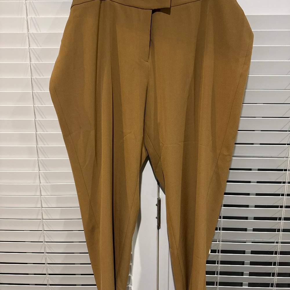 Anne Klein Woman Vicuna Tapered Dress Pants – Size 24W – NWT